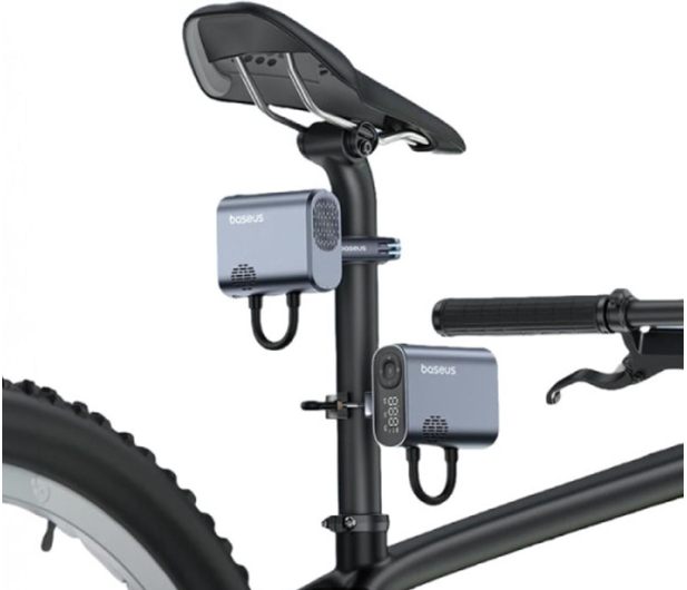 Baseus PrimeTrip Portable Bike Pump Black - 1327090 - zdjęcie 3